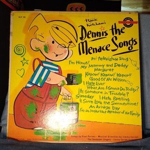 Dennis The Menace Songs Hank Ketcham Sandpiper Carroll Orchestra 1960 Vinyl Rec.